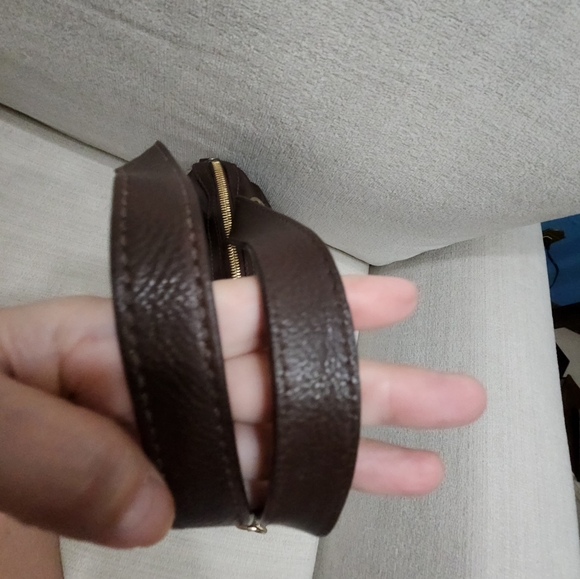 Euc Rare Michael Kors Brown Leather Studded Shoulder Bag Purse c - Picture 4 of 13